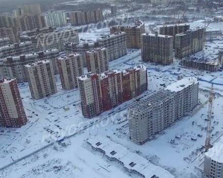 ЖК «ТриДевяткино царство»: скриншот с видеообзора, Январь 2020