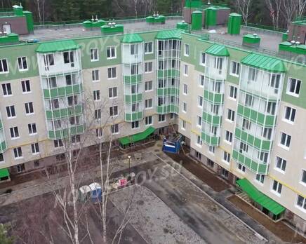 ЖК «Бернгарден»: скриншот с видеообзора, Апрель 2020
