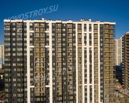 ЖК «Звездный дуэт»: ход строительства корпуса №1, Сентябрь 2020