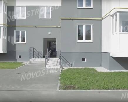 ЖК «Белый сад»: скриншот с видеообзора, Октябрь 2020