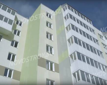 ЖК «Белый сад»: скриншот с видеообзора, Октябрь 2020