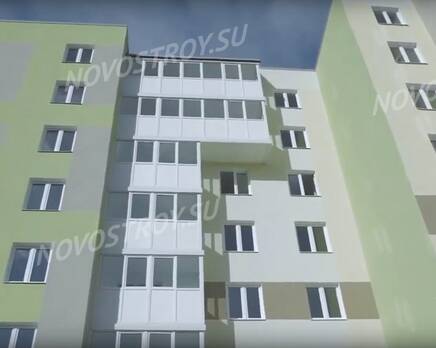 ЖК «Белый сад»: скриншот с видеообзора, Октябрь 2020