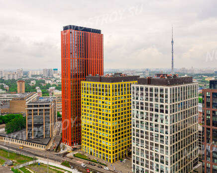 МФК «Савеловский Сити»: ход строительства, Июнь 2021