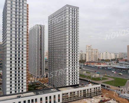 ЖК «Оранж парк»: ход строительства корпуса №8, Октябрь 2021