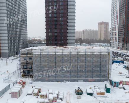 ЖК «Оранж парк»: ход строительства детского сада, Январь 2022