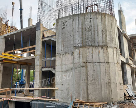 Апарт-отель «Апартаменты на Ковровом»: ход строительства, Июнь 2022