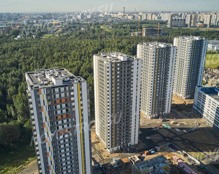 ЖК «Заповедный парк»: ход строительства дома 5, Август 2022