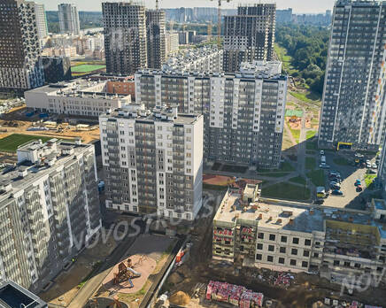 ЖК «Заповедный парк»: ход строительства дома 9, Август 2022