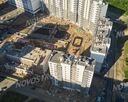 ЖК «Заповедный парк»: ход строительства дома 9, Август 2022