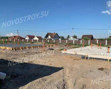 КП «Луговой парк»: ход строительства, Август 2022