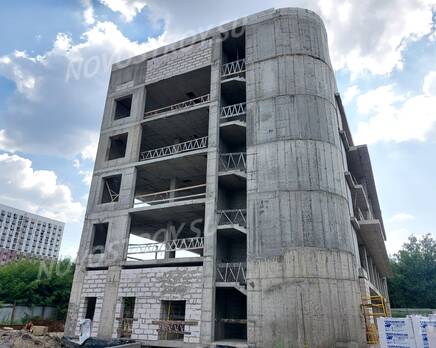 Апарт-отель «Апартаменты на Ковровом»: ход строительства, Август 2022