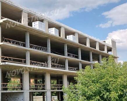 Апарт-отель «Апартаменты на Ковровом»: ход строительства, Август 2022