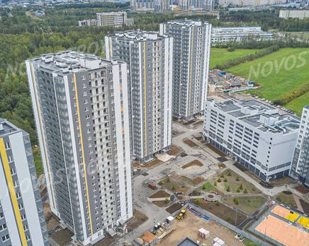 ЖК «Заповедный парк»: ход строительства дома 5, Октябрь 2022