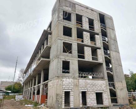 Апарт-отель «Апартаменты на Ковровом»: ход строительства, Октябрь 2022