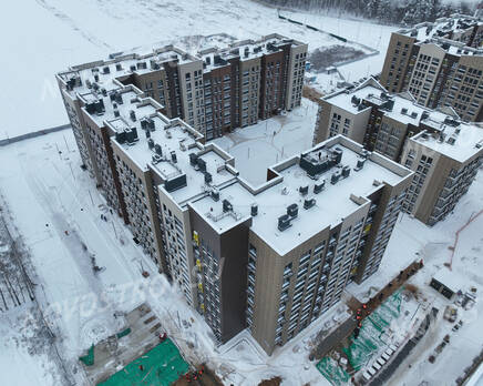 ЖК Миниполис «Дивное»: ход строительства корпуса №3, Январь 2023