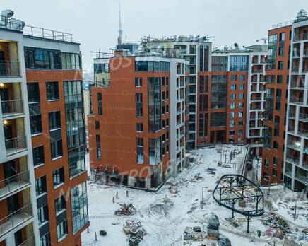 ЖК «Белый остров»: ход строительства, Январь 2023