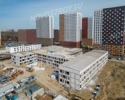 ЖК «Люберцы парк»: ход строительства школы, Май 2023