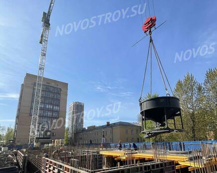 ЖК «на Большом Смоленском»: ход строительства, Май 2023