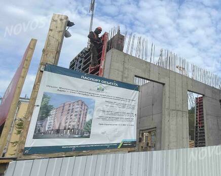 ЖК «на Большом Смоленском»: ход строительства, Июнь 2023