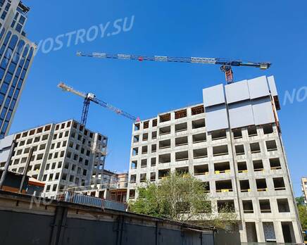 МФК «Поклонная, 7»: ход строительства, Июнь 2023