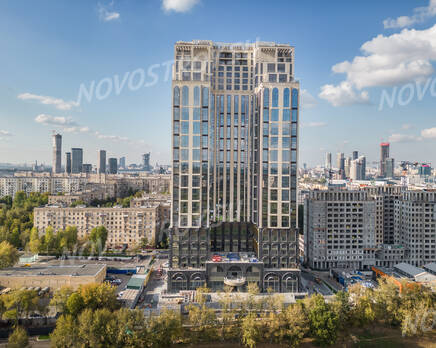 Апарт-комплекс «Поклонная, 9»: ход строительства , Октябрь 2023