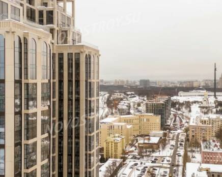 Апарт-комплекс «Поклонная, 9»: ход строительства , Январь 2024