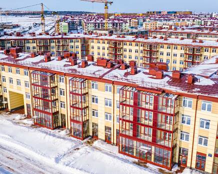 МЖК «Образцовый квартал 13»: ход строительства , Февраль 2024