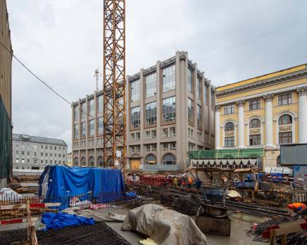 Апарт-комплекс «Центральный телеграф»: ход строительства , Август 2024