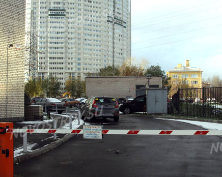 Въезд в ЖК «Дом у Речного вокзала», Ноябрь 2012