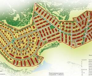 Карта поселка КП «Бристоль»