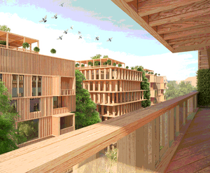 ЖК «Wood City»: визуализация