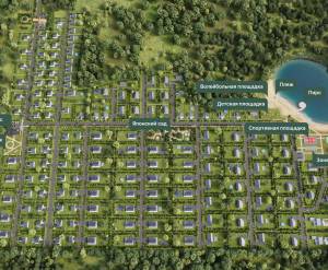КП Likeside Residence: карта