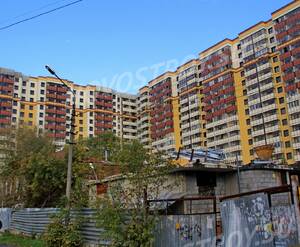 ЖК «Октябрь»: 08.10.2015 - Новостройка, вид со двора