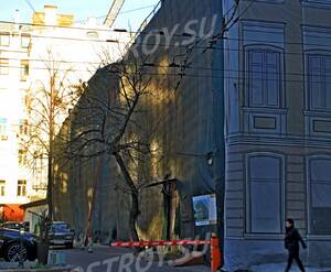 ЖК «Остоженка, 12»: 06.11.2015 - Фрагмент дома со двора