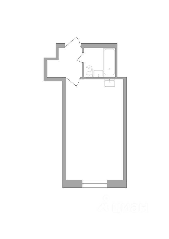 1-комн. квартира, 33,41 м², в ЖК Радость