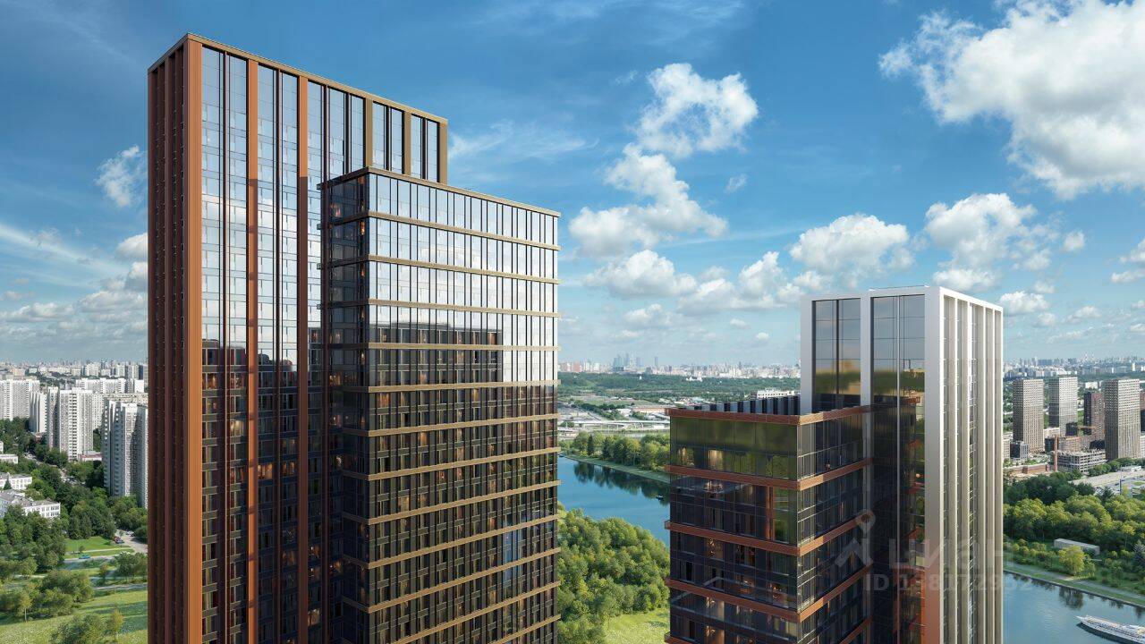 2-комн. квартира, 53,8 м², в ЖК Wave