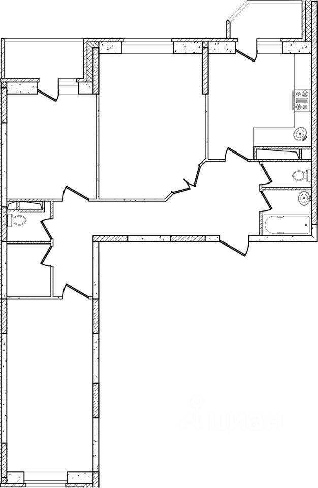 3-комн. квартира, 82,8 м², в ЖК «Шепчинки»