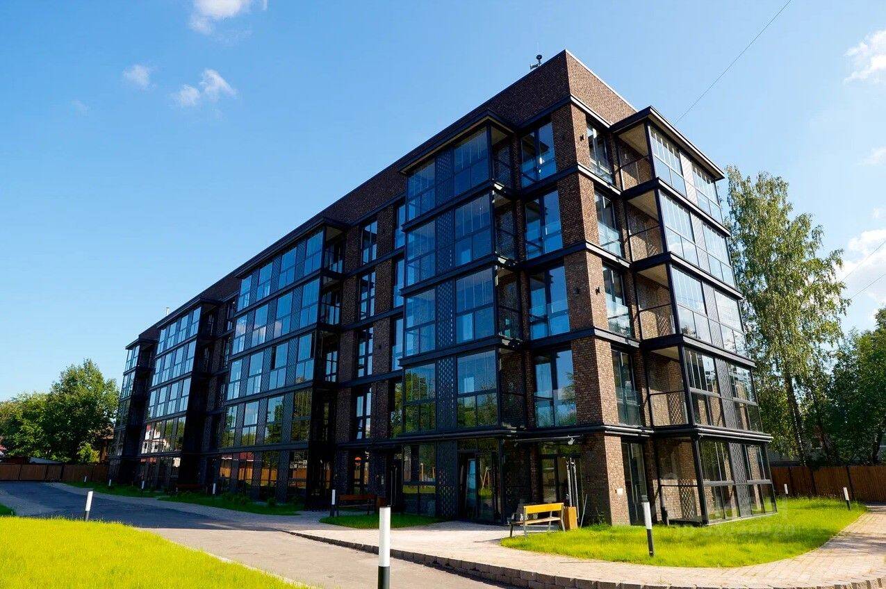 Планировка 3 комнатной квартиры, 96.7 м², в «Loft у озера»
