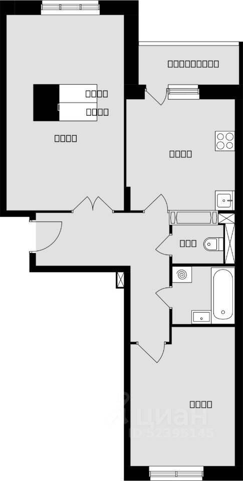 2-комн. квартира, 62,3 м², в ЖК Школьный (Климовск)
