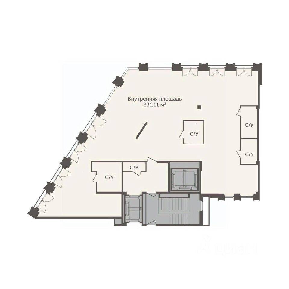 3-комн. квартира, 231,11 м², в МФК ASTRVM