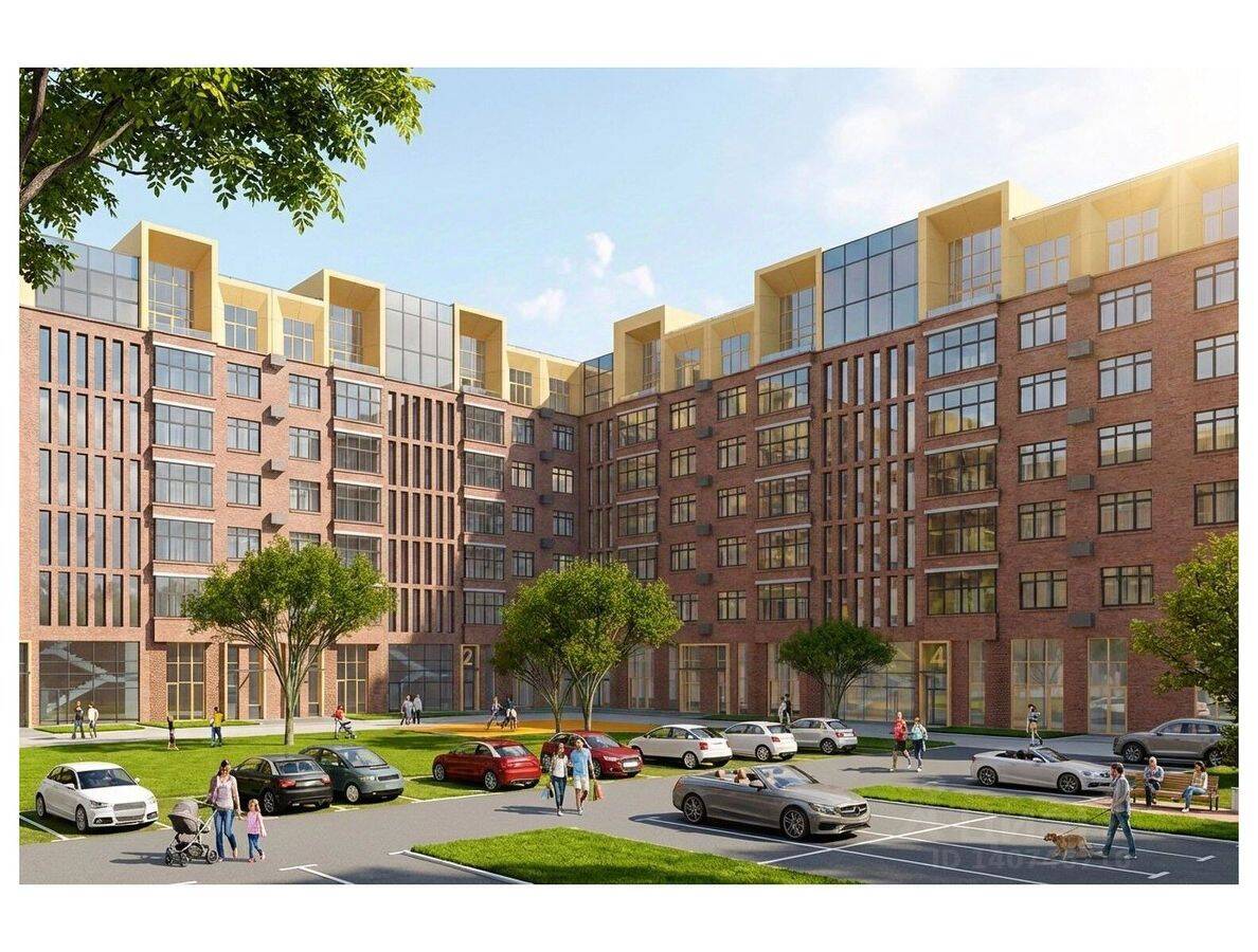 Планировка 1 комнатной квартиры, 68.36 м², в «Art (Наро-Фоминск)»