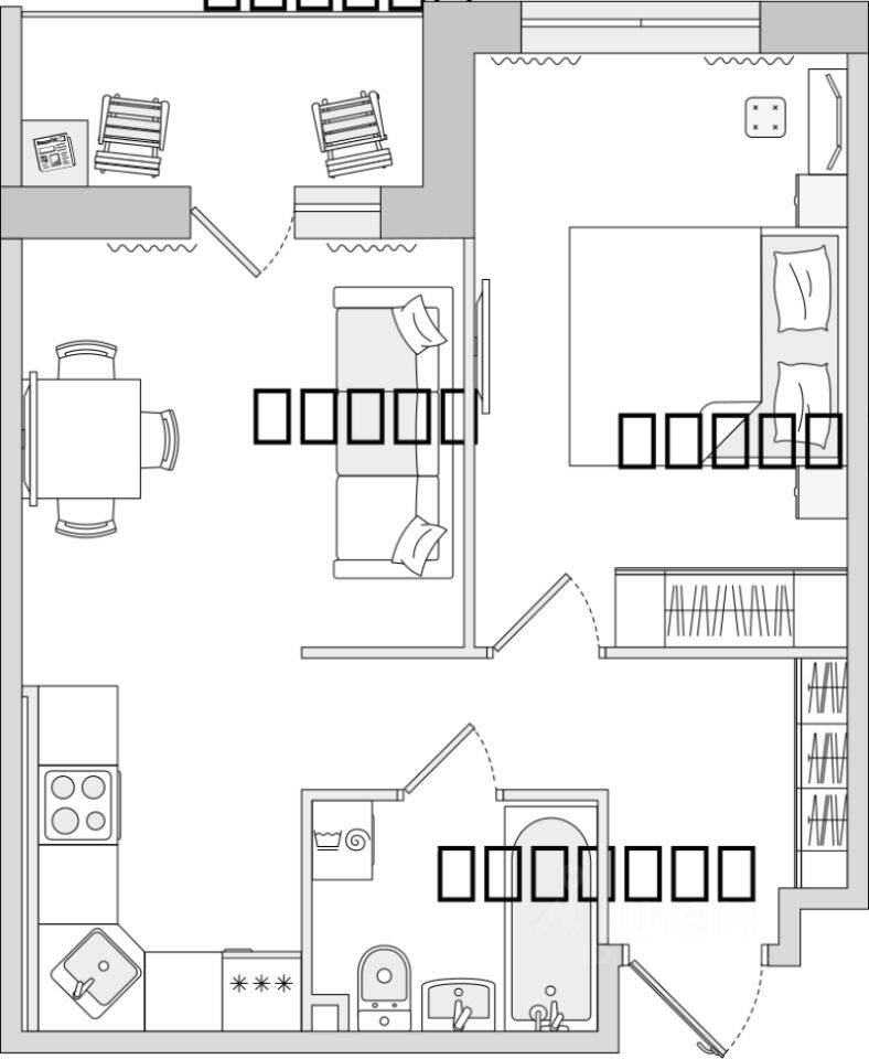 1-комн. квартира, 42,46 м², в ЖК ЦДС «Dreamline»