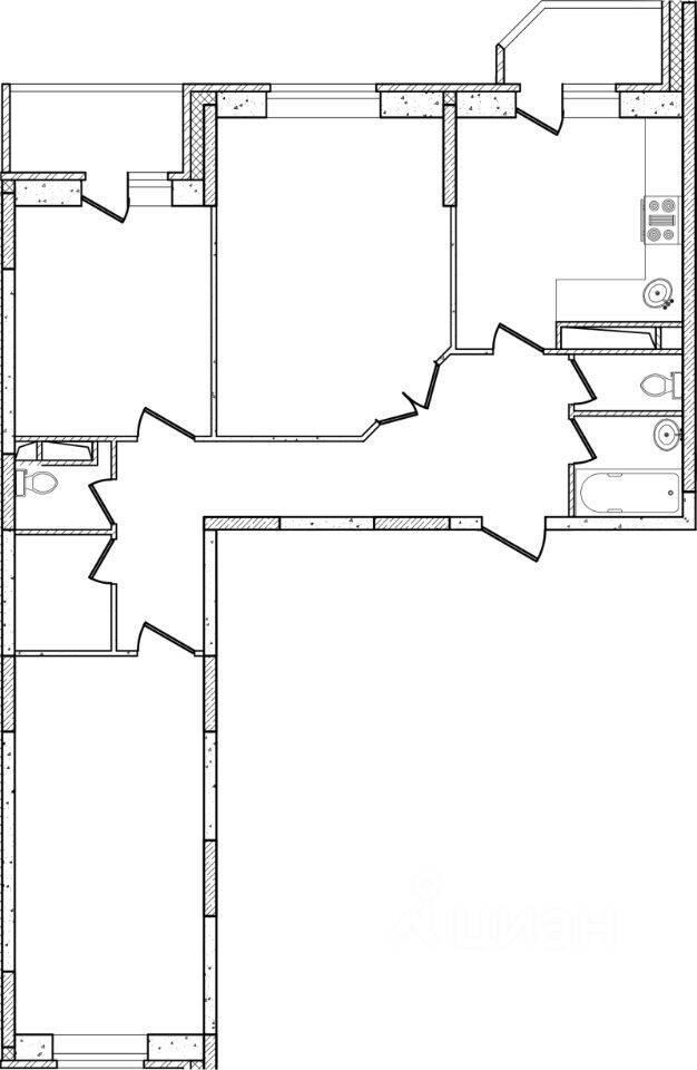3-комн. квартира, 82,8 м², в ЖК «Шепчинки»