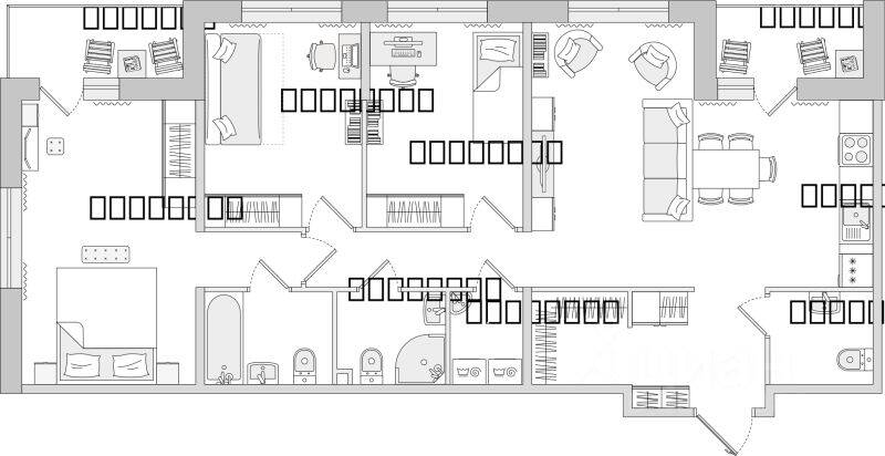 3-комн. квартира, 95,46 м², в ЖК ЦДС «Dreamline»
