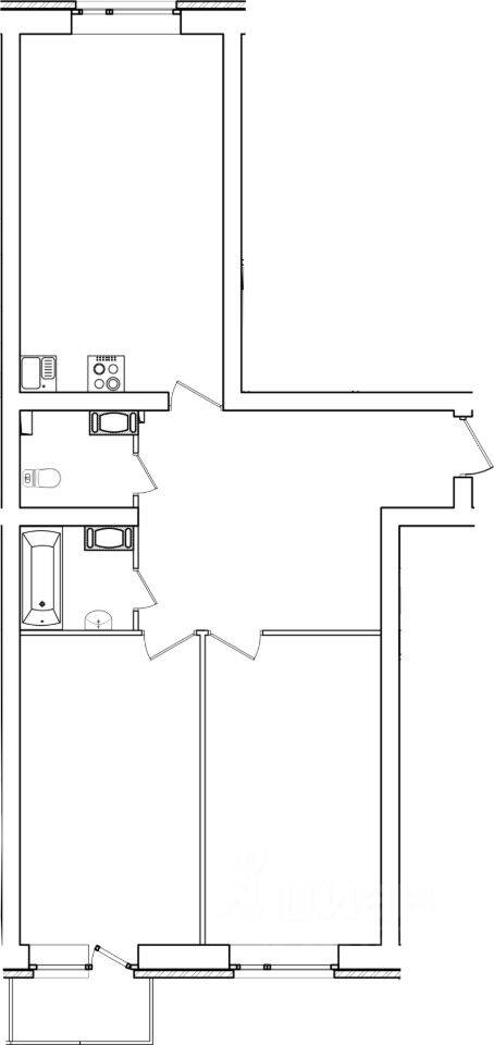 2-комн. квартира, 71,9 м², в Малоэтажный ЖК «Итальянский квартал»
