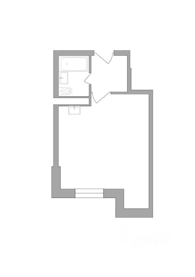 1-комн. квартира, 33,41 м², в ЖК Радость