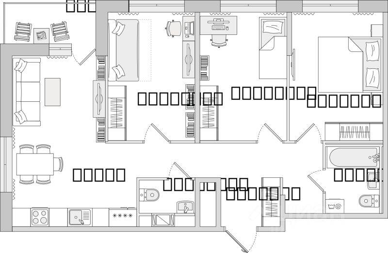 3-комн. квартира, 72 м², в ЖК ЦДС «Dreamline»