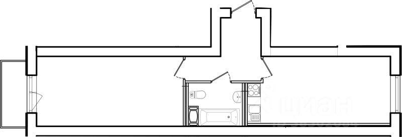 1-комн. квартира, 40,7 м², в Малоэтажный ЖК «Щегловская усадьба»