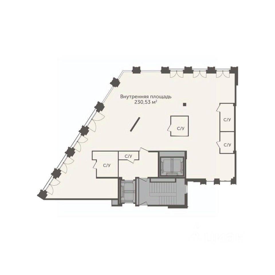 3-комн. квартира, 230,53 м², в МФК ASTRVM