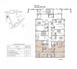 ЖК «ID Petrogradskaya», планировка 4-комнатной квартиры, 127.13 м²